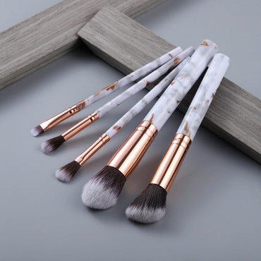 5pcs Marbling Makeup Brushes Set - east2cart.uk