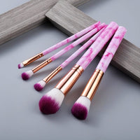 5pcs Marbling Makeup Brushes Set - east2cart.uk