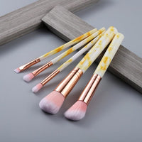 5pcs Marbling Makeup Brushes Set - east2cart.uk