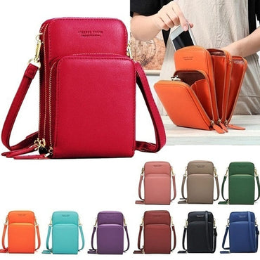 Ladies PU Multi-function Mini Shoulder Bag - east2cart.uk