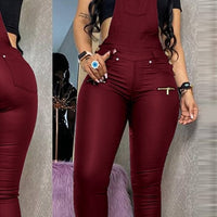 Broadcloth Buckled Romper Jumpsuit