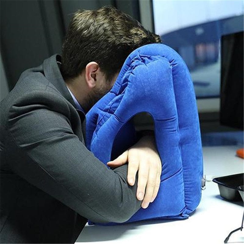 Inflatable Travel Sleeping Pillow - east2cart.uk