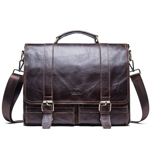 Men's Leather Vintage Messenger Bag - east2cart.uk