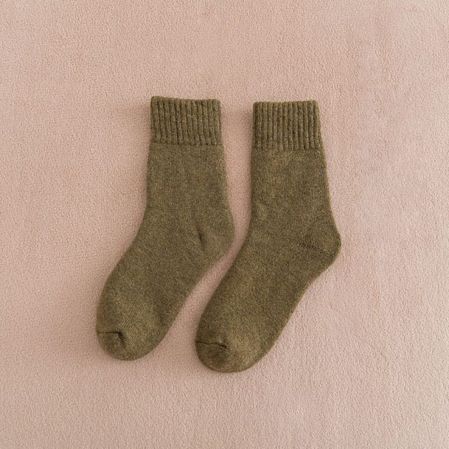 Thick Warm Woolen Socks 5 Pairs