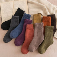 Thick Warm Woolen Socks 5 Pairs