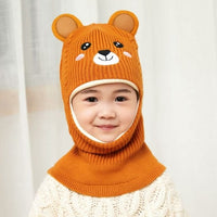 Children's Winter Bear Knitted Balaclavas