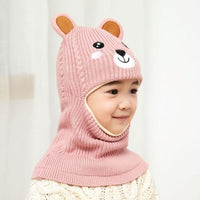 Children's Winter Bear Knitted Balaclavas