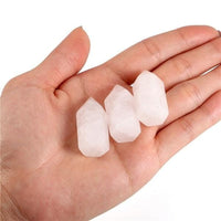 Sunligoo 7 Chakra Natural Healing Crystal Points 6 Faceted Wand Polished Tumbled GemStones for Reiki Energy Meditation Decor Set - east2cart.uk