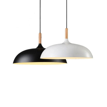 Nordic Modern LED Oak Pendant Lighting