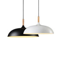Nordic Modern LED Oak Pendant Lighting