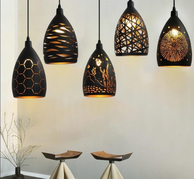 Metal Cage LED Pendant Lamp