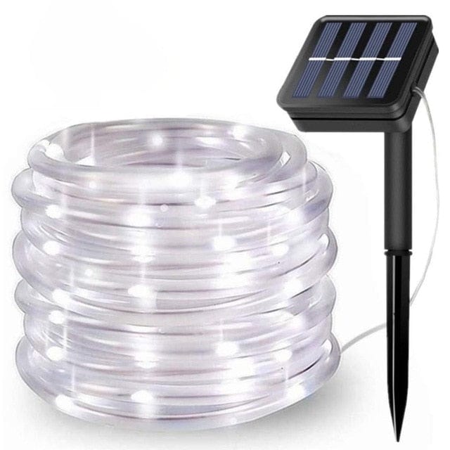 LEDs Solar Powered Rope Tube String Lights