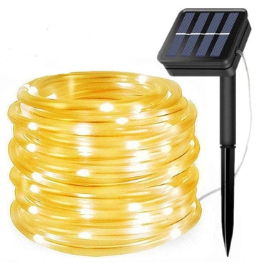 LEDs Solar Powered Rope Tube String Lights