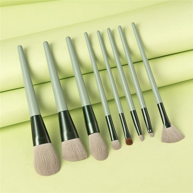 Natural Makeup Brushes Set - east2cart.uk