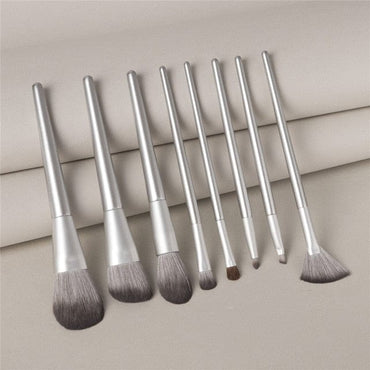 Natural Makeup Brushes Set - east2cart.uk