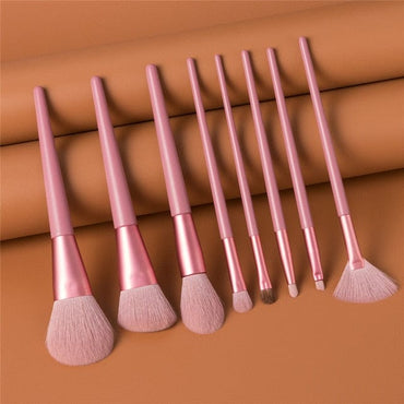 Natural Makeup Brushes Set - east2cart.uk