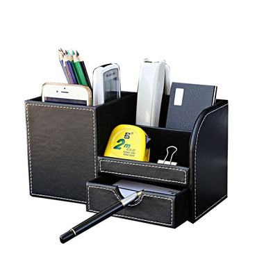 Multi-Function Desk Stationery Organizer Pen Holder Pens Stand Pencil Organizer for Desk Office Accessories Supplies Stationery - east2cart.uk