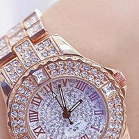 Women Watches Diamond Gold Watch Ladies Wrist Watches Luxury Brand Rhinestone Women's Bracelet Watches Female Relogio Feminino - east2cart.uk