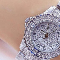 Women Watches Diamond Gold Watch Ladies Wrist Watches Luxury Brand Rhinestone Women's Bracelet Watches Female Relogio Feminino - east2cart.uk