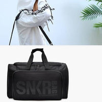Large Multiple Compartment Sport Training Gym Bags Men Sneaker Gym Bag Shoes Packing Cube Organizer Waterproof Shoulder Bag SNKR - east2cart.uk
