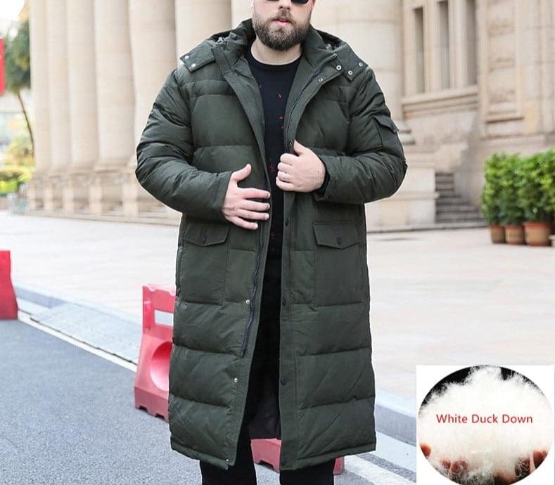 Cargo Thick Long Winter Coat