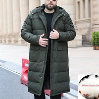 Cargo Thick Long Winter Coat
