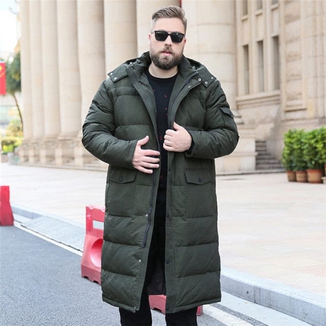 Cargo Thick Long Winter Coat