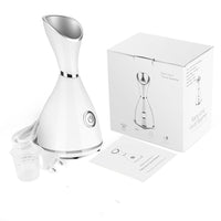 Nano Ionic Facial Steamer Facial Deep Cleaning Hot Steamer Cleaner Face Sprayer Machine Beauty Face Steaming Device Facial Steam - east2cart.uk