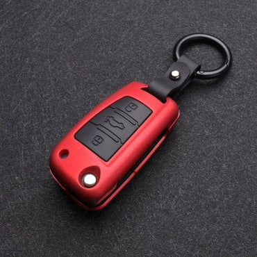 ABS Carbon fiber Car Key Cover Protector For Audi