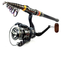 1.8-3.6M telescopic fishing rod combo - east2cart.uk