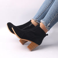 Autumn Winter Ladies Suede Boots