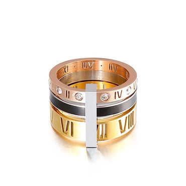 Rose Gold Ladies Luxury Ring - east2cart.uk