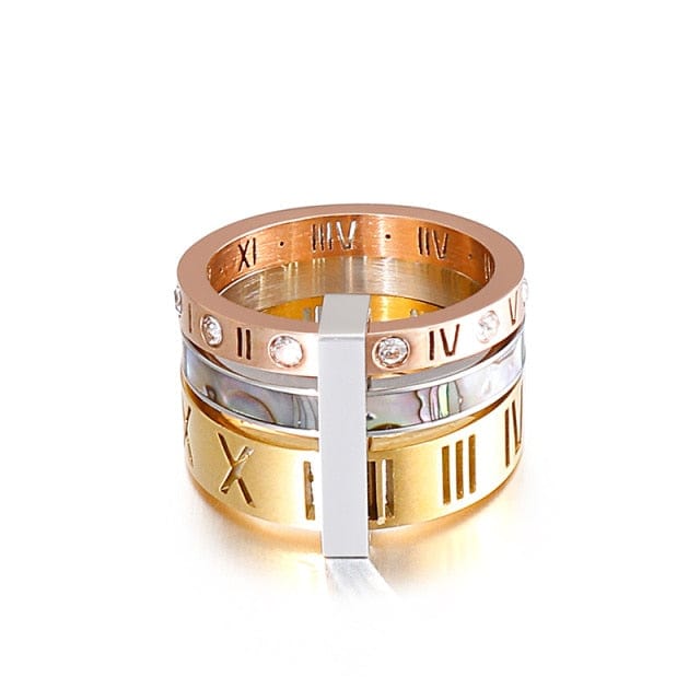 Rose Gold Ladies Luxury Ring - east2cart.uk