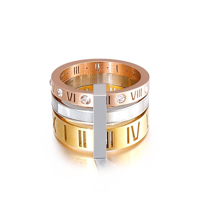 Rose Gold Ladies Luxury Ring - east2cart.uk