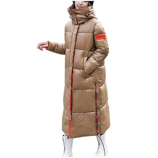 Glossy Thick Padded Winter Coat