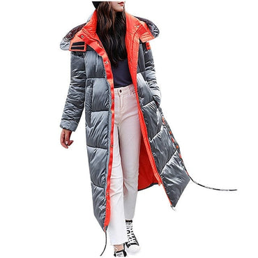 Glossy Thick Padded Winter Coat