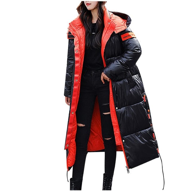 Glossy Thick Padded Winter Coat