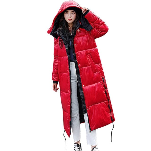 Glossy Thick Padded Winter Coat