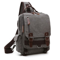 new Small Canvas Backpack Men Travel Back Pack Multifunctional Shoulder Bag for Women Laptop Rucksack School Bags Female Daypack - east2cart.uk
