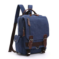 new Small Canvas Backpack Men Travel Back Pack Multifunctional Shoulder Bag for Women Laptop Rucksack School Bags Female Daypack - east2cart.uk