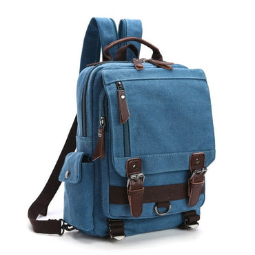 new Small Canvas Backpack Men Travel Back Pack Multifunctional Shoulder Bag for Women Laptop Rucksack School Bags Female Daypack - east2cart.uk