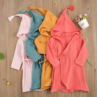 1-5T Toddler Long Sleeve Cotton Robe