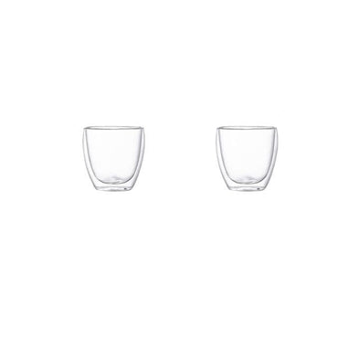 Double wall Transparent Tumbler Glasses - east2cart.uk