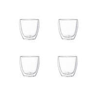 Double wall Transparent Tumbler Glasses - east2cart.uk