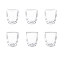 Double wall Transparent Tumbler Glasses - east2cart.uk