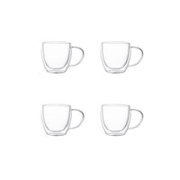 Double wall Transparent Tumbler Glasses - east2cart.uk