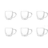 Double wall Transparent Tumbler Glasses - east2cart.uk