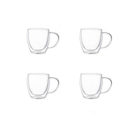 Double wall Transparent Tumbler Glasses - east2cart.uk