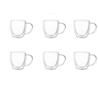 Double wall Transparent Tumbler Glasses - east2cart.uk