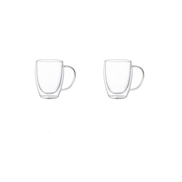 Double wall Transparent Tumbler Glasses - east2cart.uk